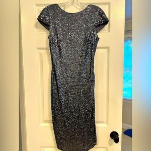 Badgley Mischka collection sequin dress